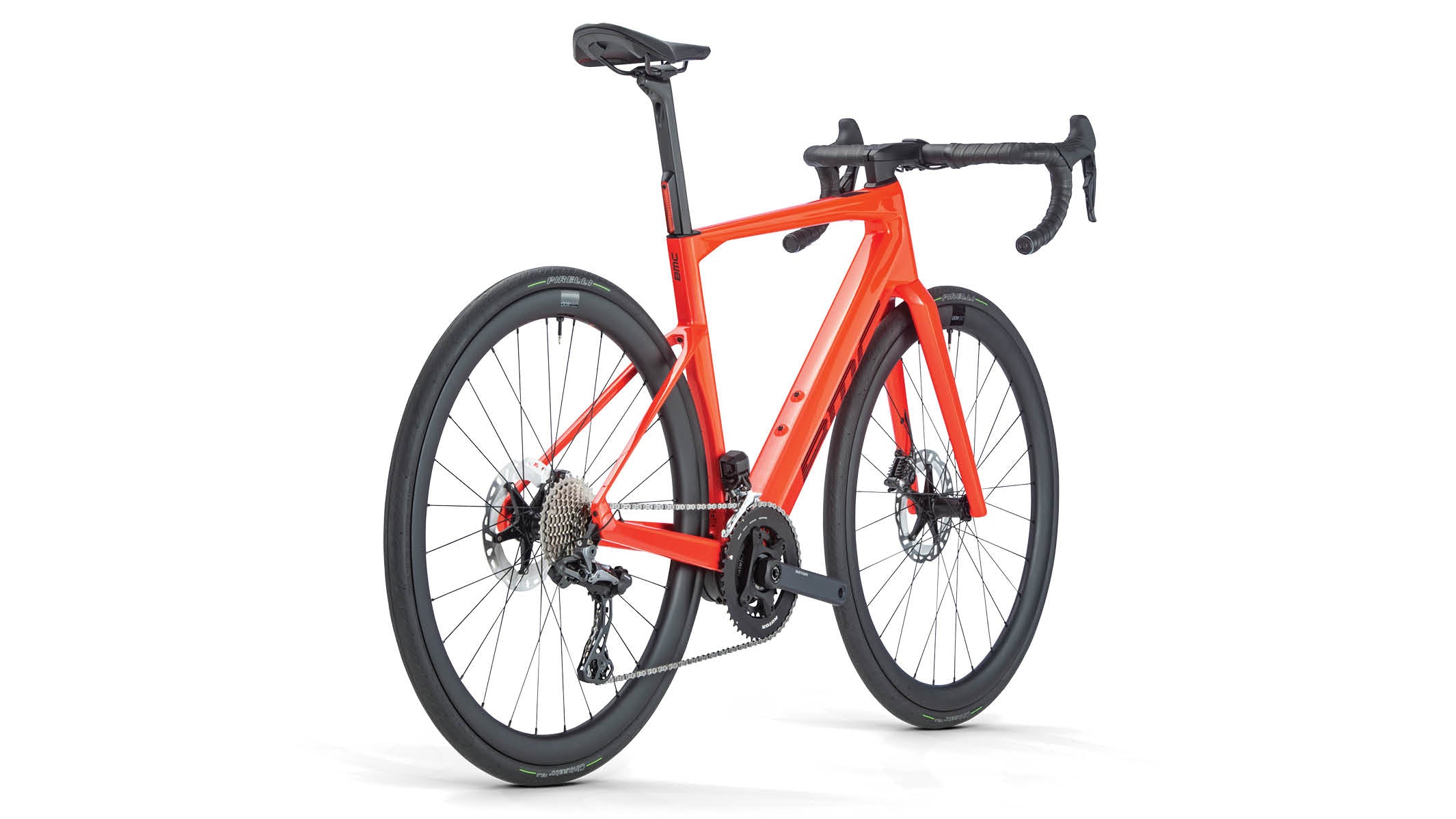 BMC Bikes | Roadmachine 01 AMP TWO USA NEON RED / BLACK