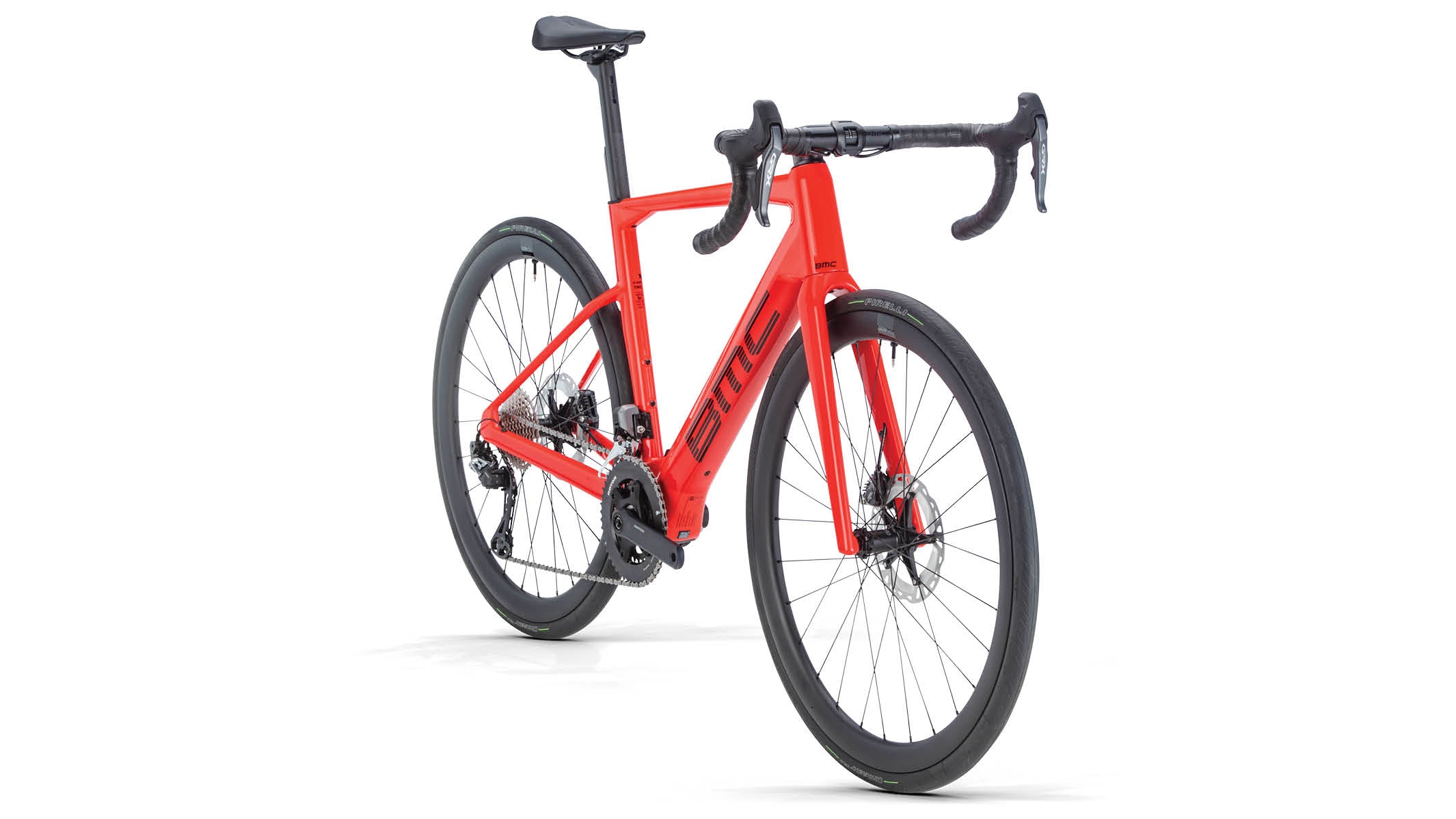 BMC Bikes | Roadmachine 01 AMP TWO USA NEON RED / BLACK